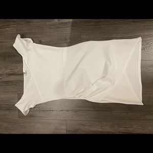White off the shoulder dress. Worn once.